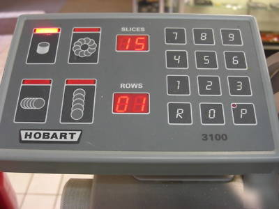 Deli slicer hobart 3100 automatic slicer used