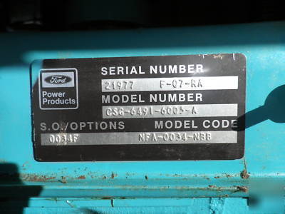 Generator, cummins onan 35 kva, propane