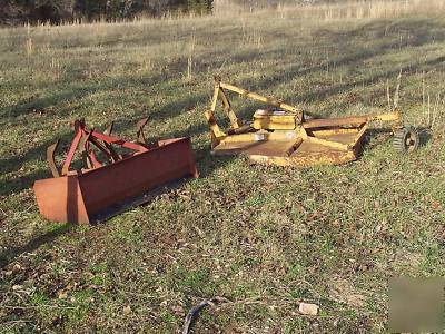 International 454 diesel tractor & 6 attachments