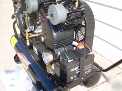 New gas engine powered cast iron puma air compressor