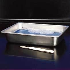 Polar ware instrument trays, stainless steel E1654