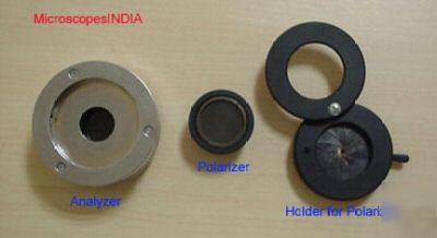 Polarizing attachment for clinical vet lab microscope