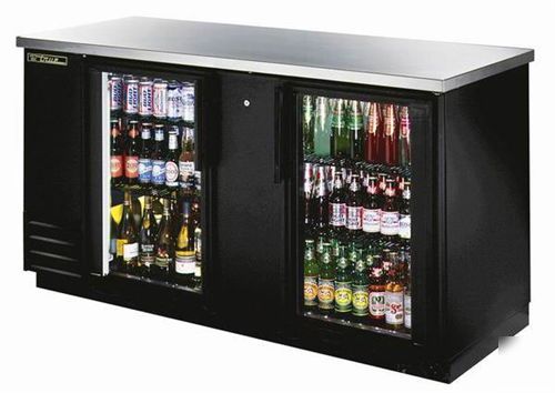 True tbb-3G-s stainless back bar cooler refrigerator 69