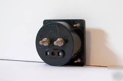 Westinghouse 100-0-100 dc milliamperes meter ma works 