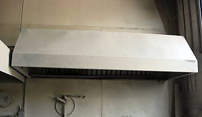  stainless kitchen exhaust hood 8 ft commercial