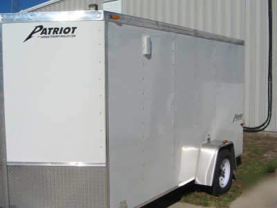 2010 homesteader 6X12 patriot w bike pkg ramp door