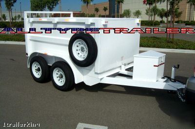 2010 model landscape hydraulic dump trailer w remote