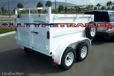 2010 model landscape hydraulic dump trailer w remote