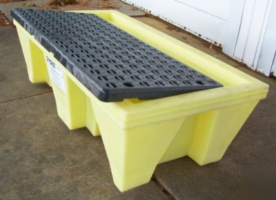 55 gallon barrel spill containment pallet 2 drum