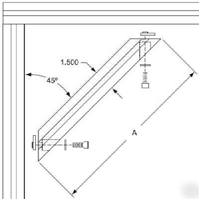 8020 t slot aluminum 45 degree support 15 s 2541 n