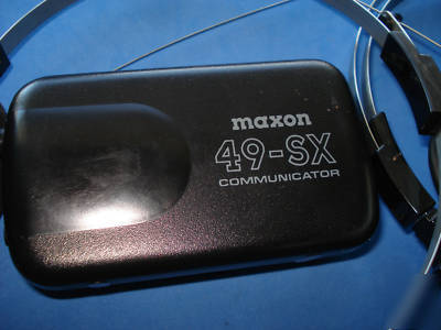 2- maxon personal communicator portable 2-way radio