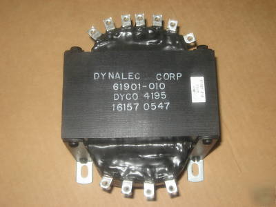 Dynaelec corp 1PH transformer 61901-010 95V -47/20/20V