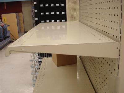 LozierÂ® 4' gondola shelving section/philadelphia pa