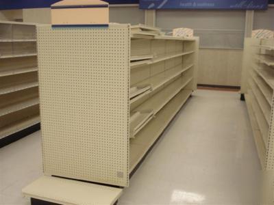 LozierÂ® 4' gondola shelving section/philadelphia pa