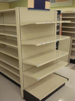 LozierÂ® 4' gondola shelving section/philadelphia pa