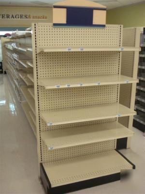 LozierÂ® 4' gondola shelving section/philadelphia pa