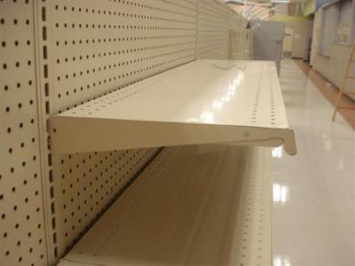 LozierÂ® 4' gondola shelving section/philadelphia pa