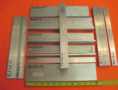 6061 T6511 aluminum flat rod bar assortment #13.2