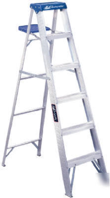 Louisville AS2106 6' aluminum type i step ladder 250 lb