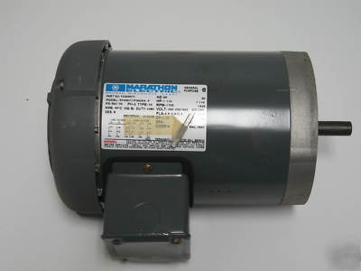 Marathon electric motor 1 1/2 hp 460V 3 phase 72260071