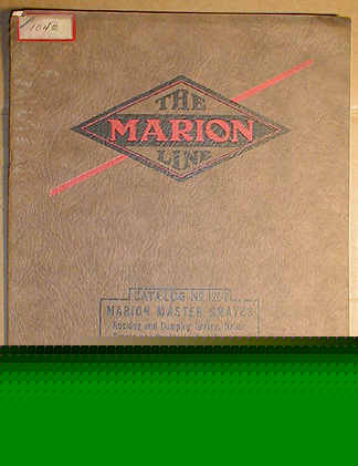 Marion indiana machine foundry kilns coal 1926 catalog