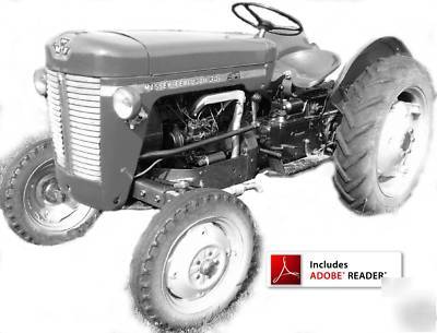 Massey ferguson MF25 MF130 manual collection on cd