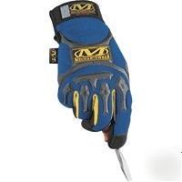 Mechanix wear xl blue m-pact impact work glove
