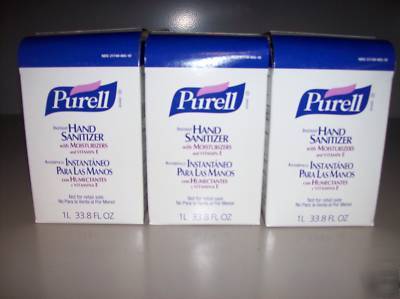 New 3 purell instant hand sanitizer refills liters 2012