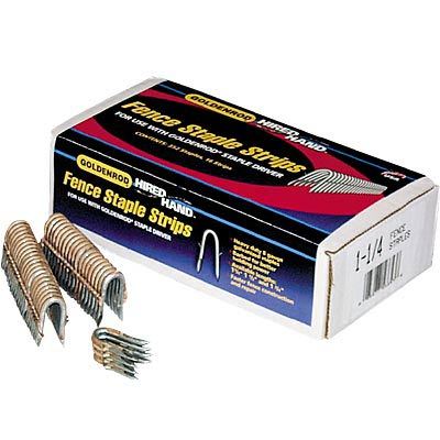 New goldenrod hired hand fence staples - 1 1/2IN. - 