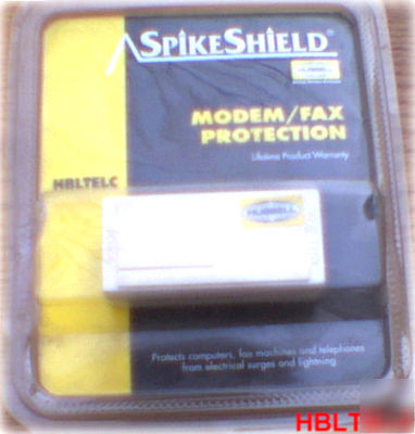 New hubbell spike shield hbltelc modem fax tvss spd 