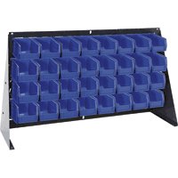 New quantum storage bench rack with 32 bins-blue 