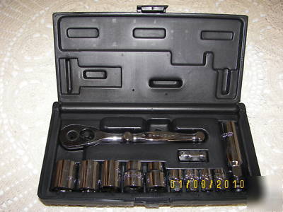 O-ratchet socket set - complete - factory shipping box 