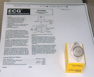 Philips ECG970 adjustable voltage regulator