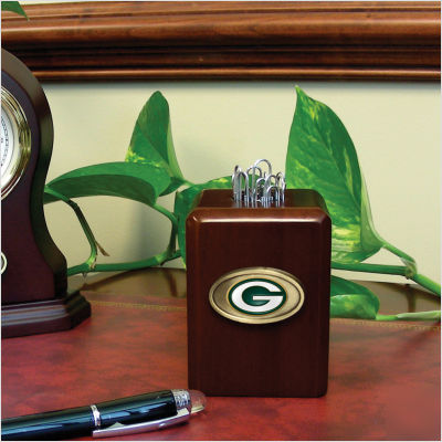 The memory company green bay packers paper clip holder
