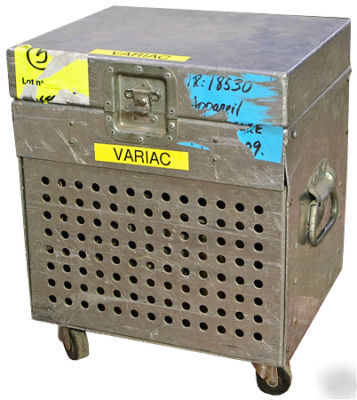 The superior electric powerstat 3.2 kva variac w/steel 