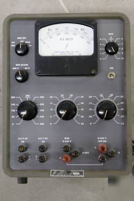 Fluke dc power supply model 407 vintage vacuum tube