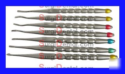 New 7 proxi-lux elevators dental luxator instruments 