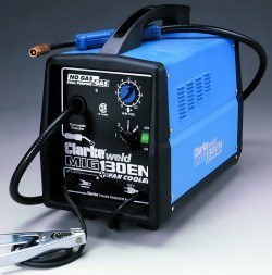 New * * clarke 130EN mig/fluxcore welder 110V gas/no gas 