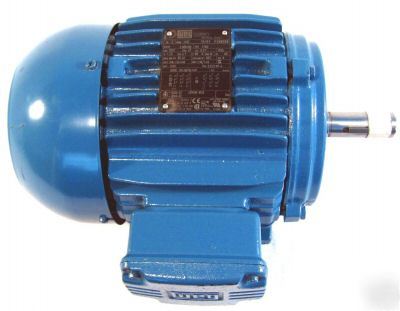 New weg W21 1 hp 3PH ac motor 1765 tefc 143T FV98206