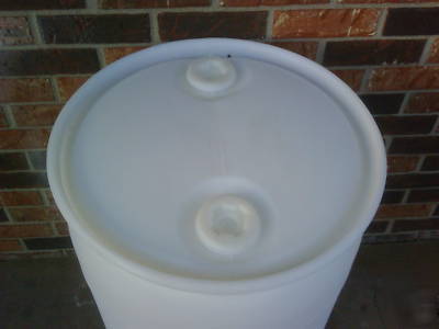 30 gallon plastic drum with solid top biodiesel storage