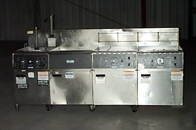 Giles EOF20 3 vat banked electric fryer