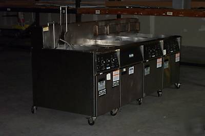 Giles EOF20 3 vat banked electric fryer