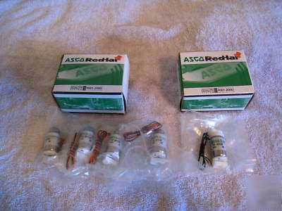 New asco qty (4) 39712150 solenoid & qty (1) 44312150 