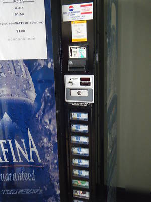 Aquafina refrigerated drink vending machine 