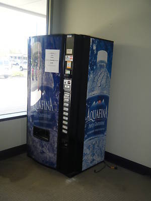 Aquafina refrigerated drink vending machine 