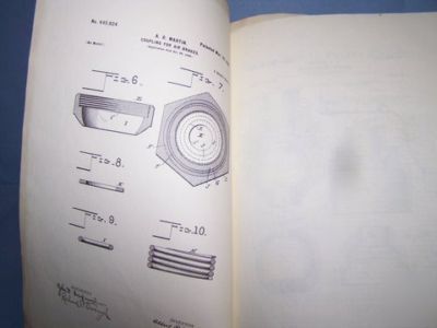 1900 railroad air brakes red seal u. s. patent 645824