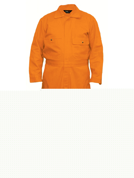 Fr fire resistant contractor coveralls orange short 44