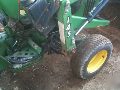 Jd john deere 650 4X4 compact tractor loader landscape