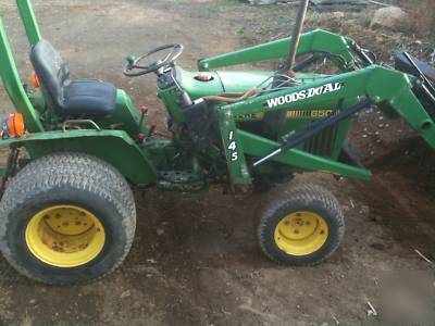 Jd john deere 650 4X4 compact tractor loader landscape