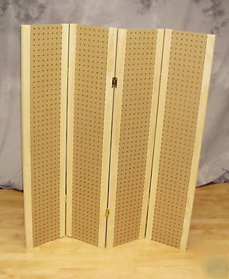 Pegboard panel display 47-3/4